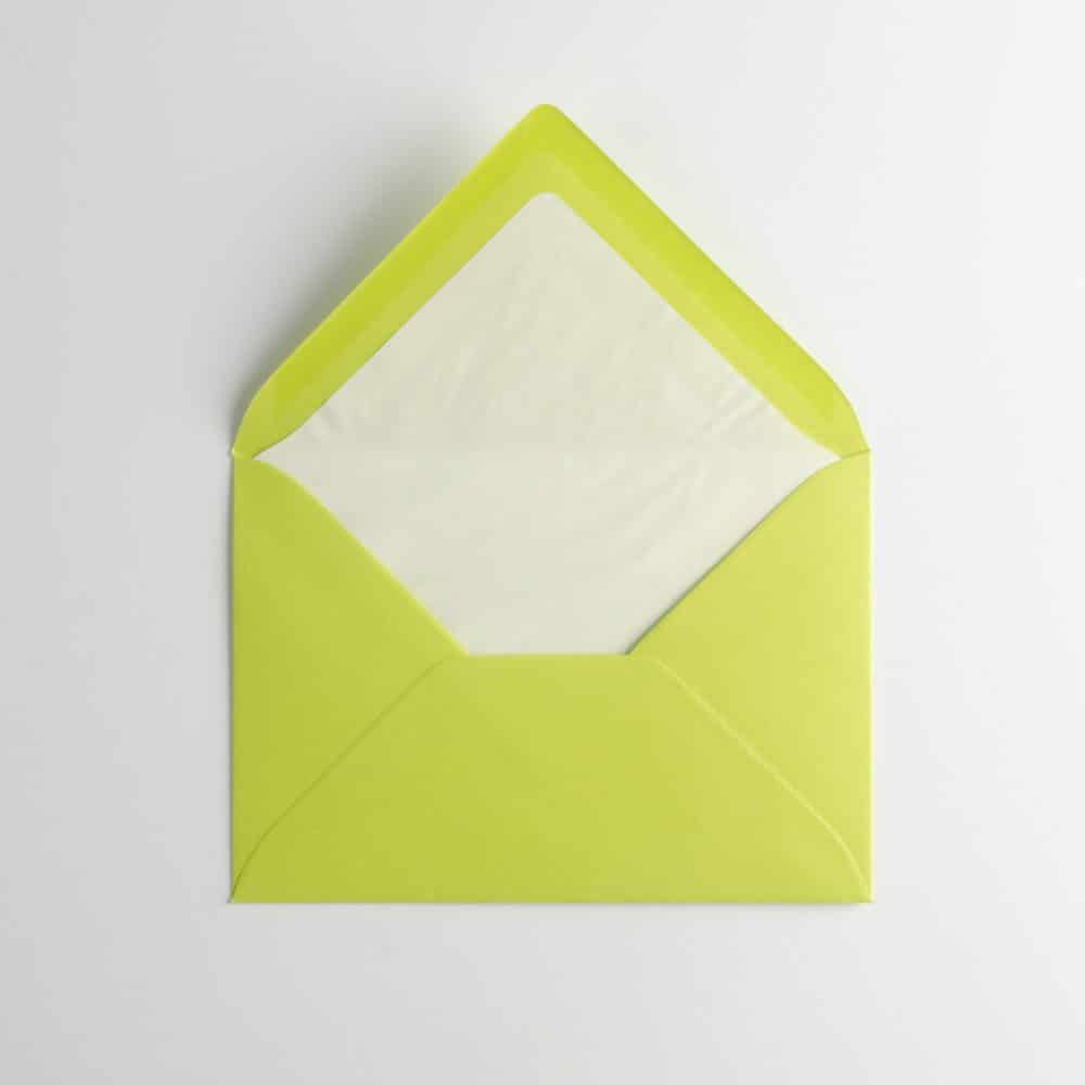Deluxe Umschlag "Lime"