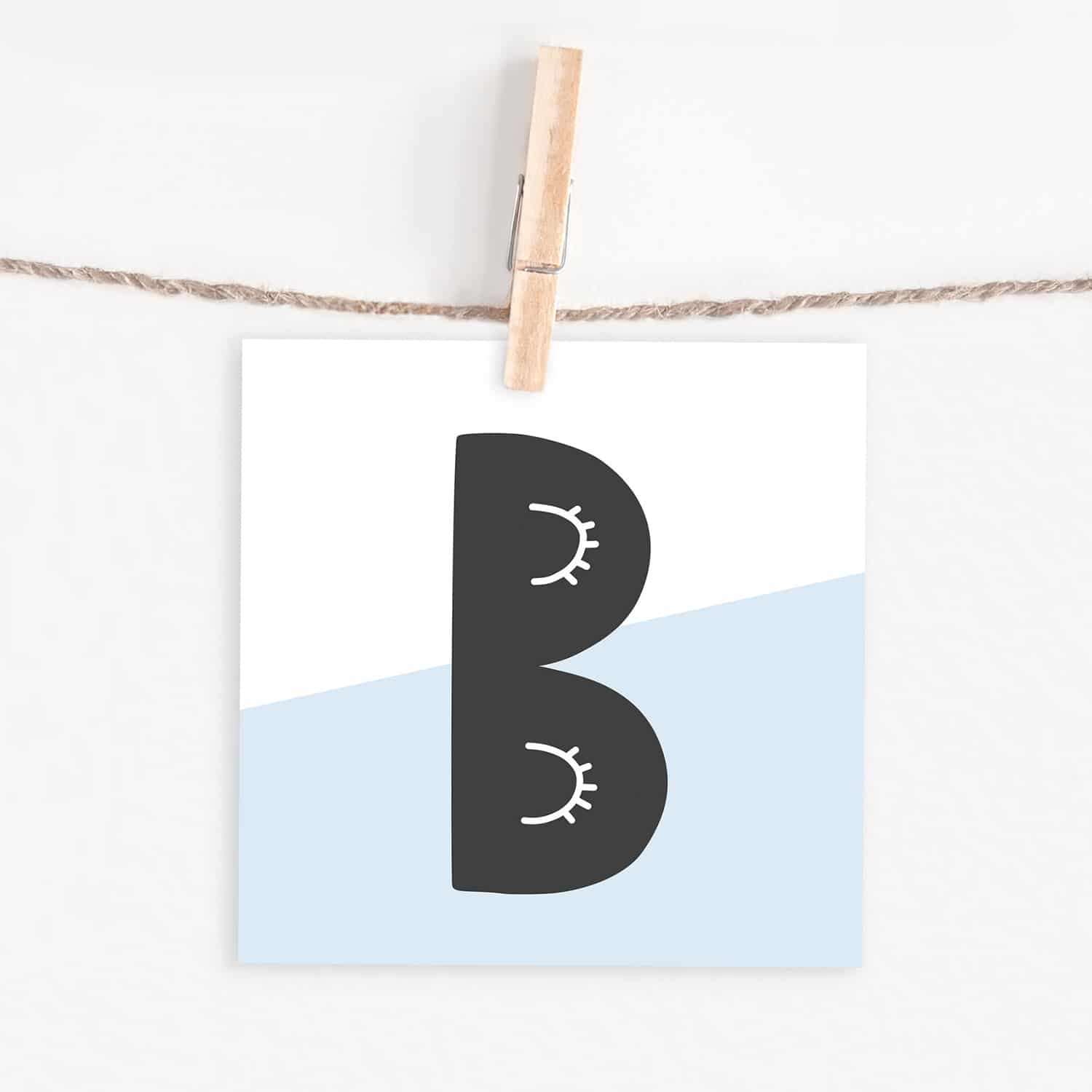 Lettercard "B"