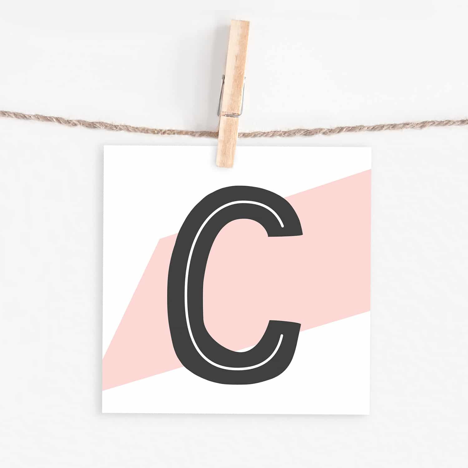 Lettercard "C"