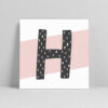 Lettercard "H"
