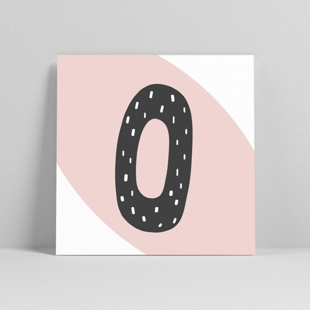 Lettercard "O"