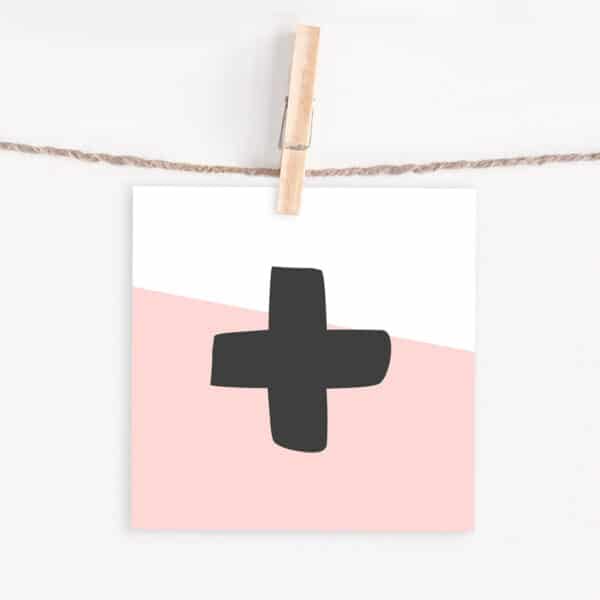 Lettercard "+"