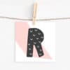 Lettercard "R"