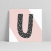 Lettercard "U"
