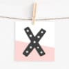 Lettercard "X"