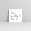 Little Note "Birthday card for idiot"