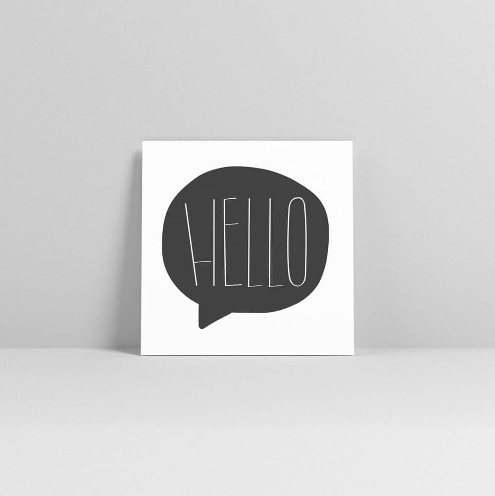 Little Note "Hello"