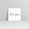 Little Note "Love you"