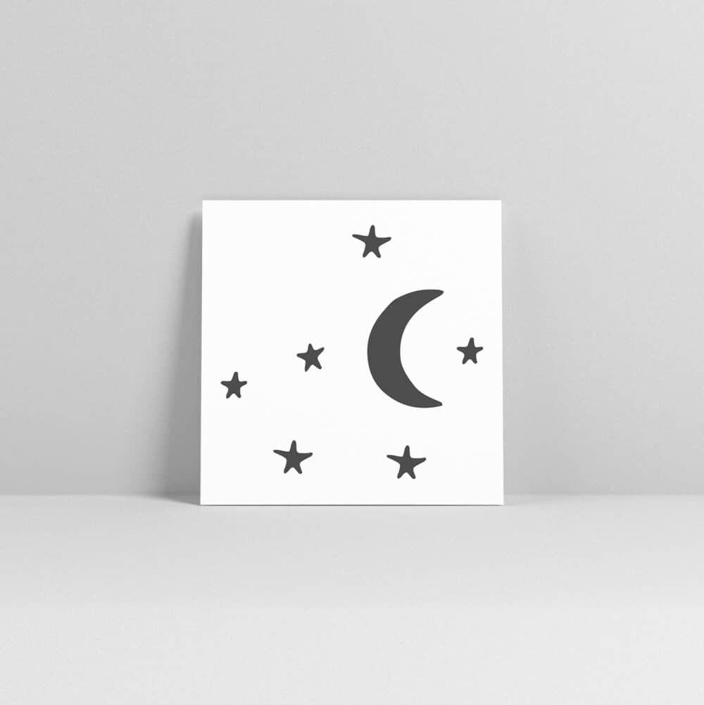 Little Note "Mond und Sterne"