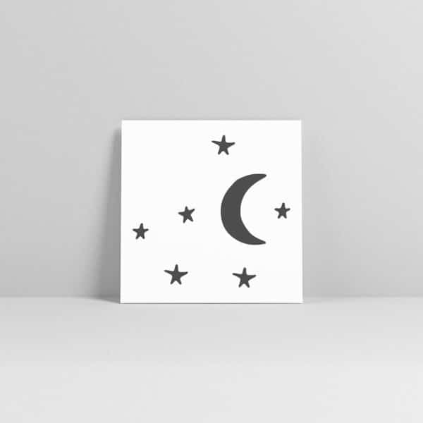 Little Note "Mond und Sterne"