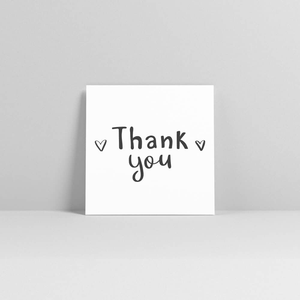 Little Note "Thank you"
