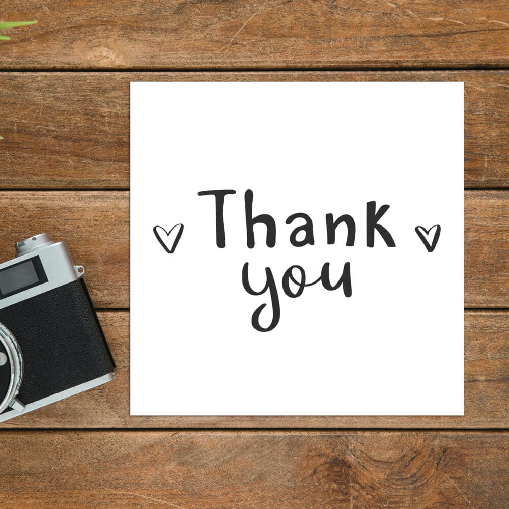 Little Note "Thank you"
