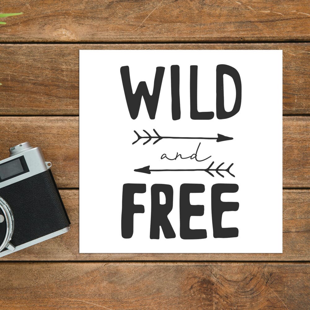Little Note "Wild and Free"