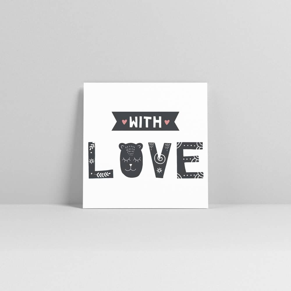 Little Note "With Love"