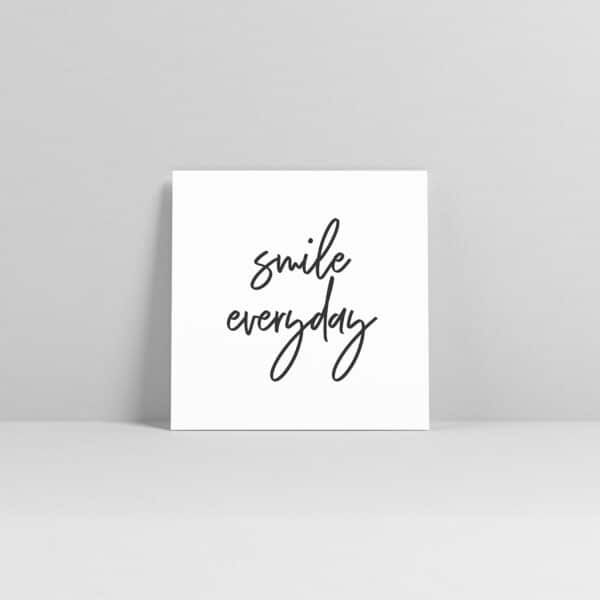 Little Note "Smile everyday"