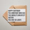 Happy Birthday Brother