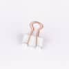 Foldback-Klammer 19mm weiß / roségold