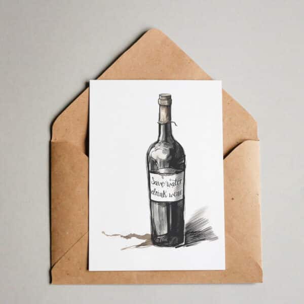 Save water drink wine