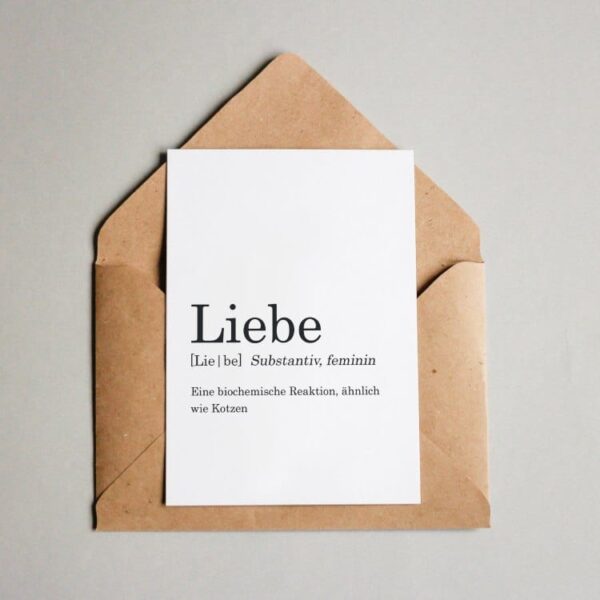Wörterbuch: Liebe