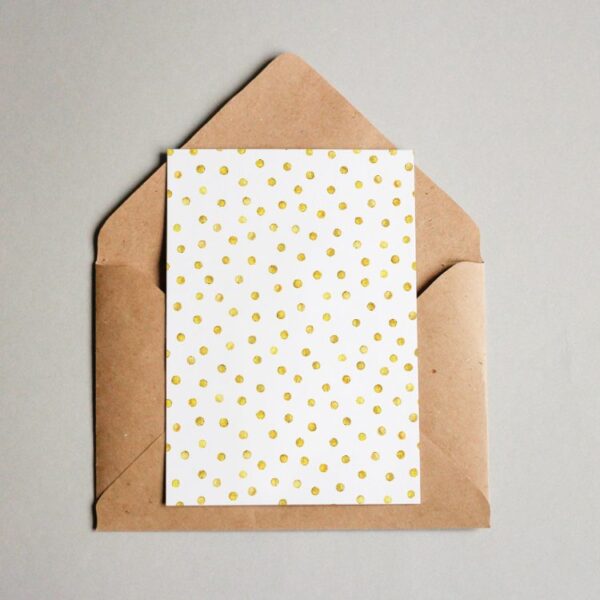 Muster #057 Golden Polka Dots #2