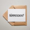 Nümmerchen?