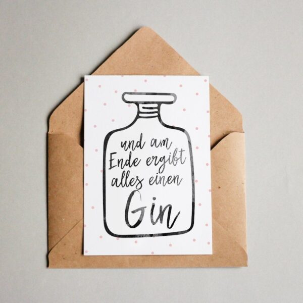 Und am Ende ergibt alles einen Gin